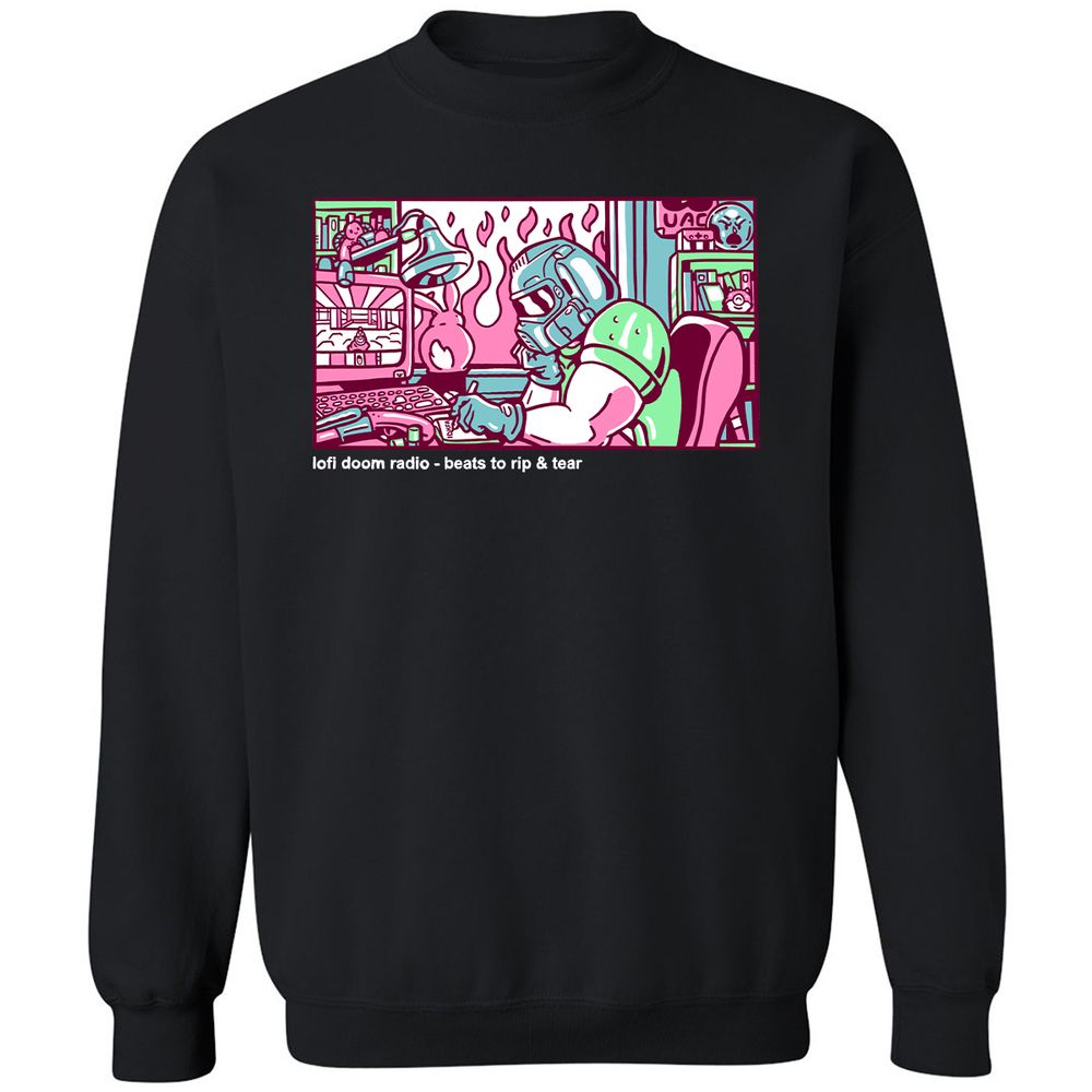 Classic Unisex Sweatshirt - UW24NGFY - Black - 1
