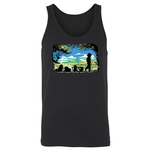 Unisex Jersey Tank - UAMY6EEK - Black - 1