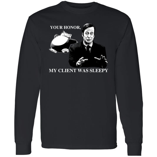 Long Sleeve T-Shirt - Z76VYP2R - Black - 1