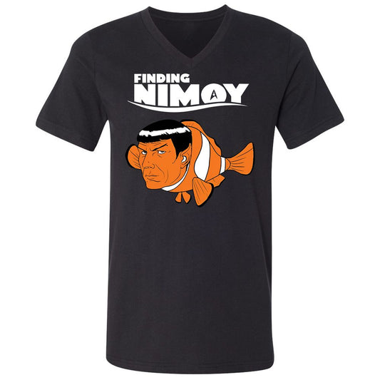 Unisex V-Neck T-Shirt - 3S12RJ3G - Black - 1