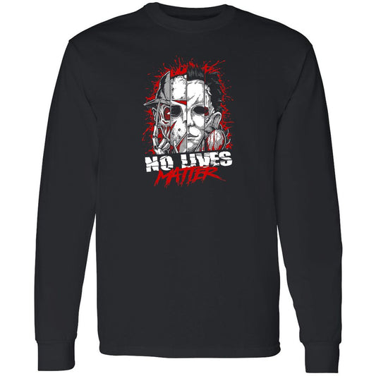 Long Sleeve T-Shirt - KGHJH338 - Black - 1