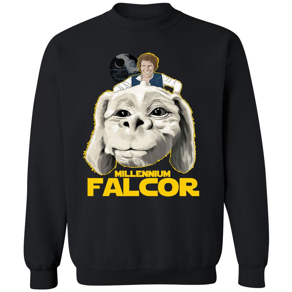 Classic Unisex Sweatshirt - 5KF9ZP6J - Black - 1