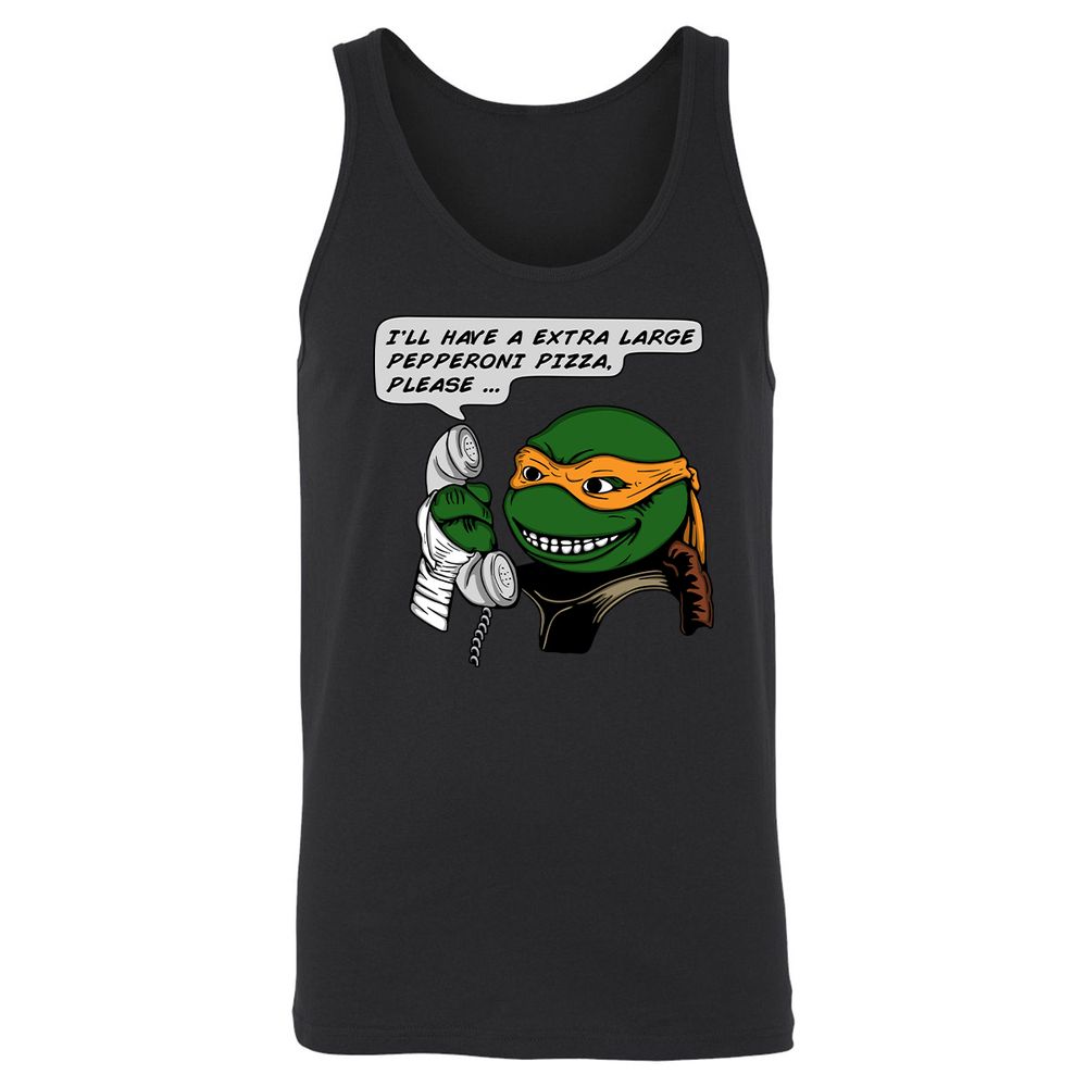 Unisex Jersey Tank - U7E8DG6S - Black - 1
