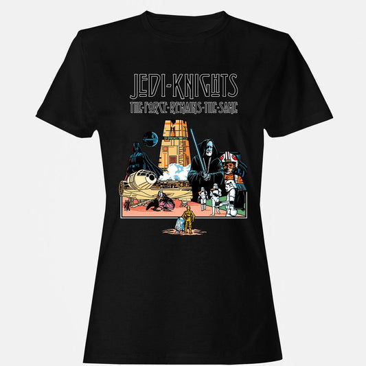 Women's T-Shirt - QFAMKFV3 - Black - 1