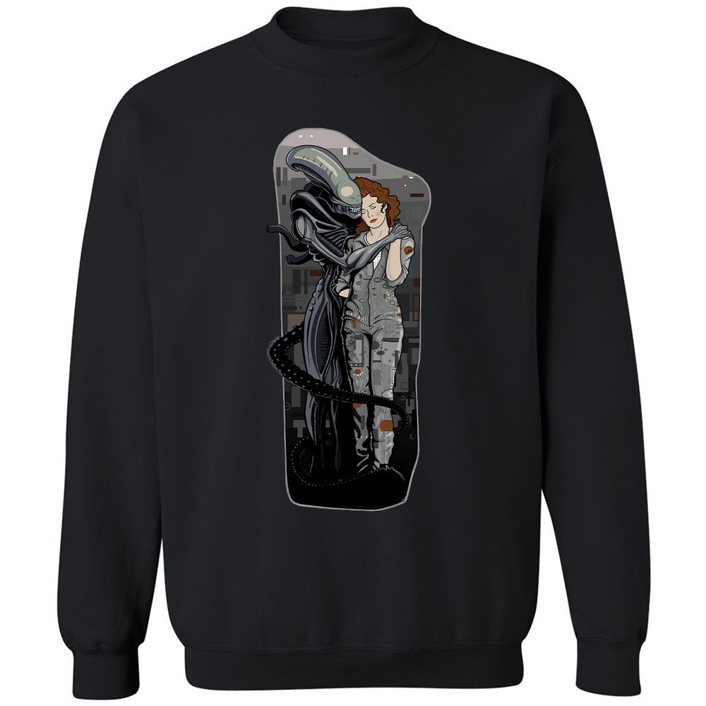Classic Unisex Sweatshirt - R87XWBL1 - Black - 1