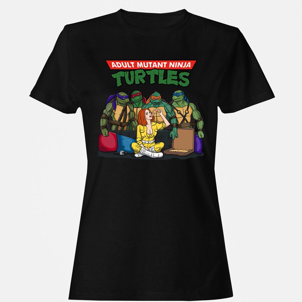 Women's T-Shirt - FQ67AX2H - Black - 1