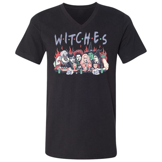 Unisex V-Neck T-Shirt - 72G1JJ7P - Black - 1