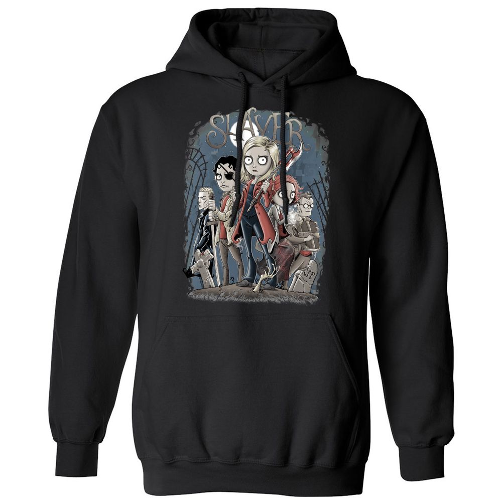 Classic Unisex Hoodie - XU9UJP65 - Black - 1