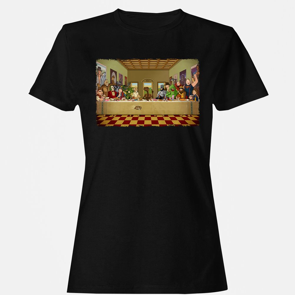 Women's T-Shirt - AXDVM9ZU - Black - 1