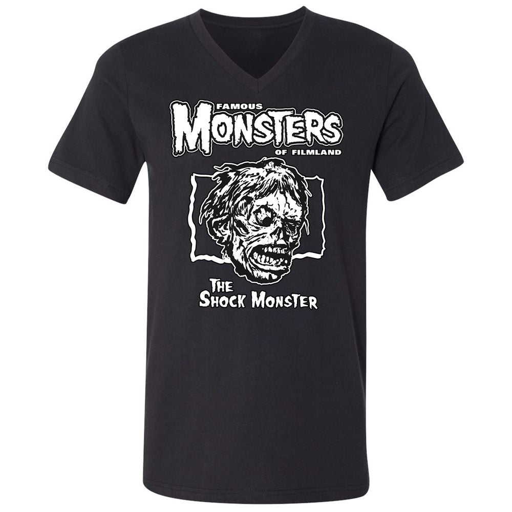 Unisex V-Neck T-Shirt - EKHLPCPA - Black - 1