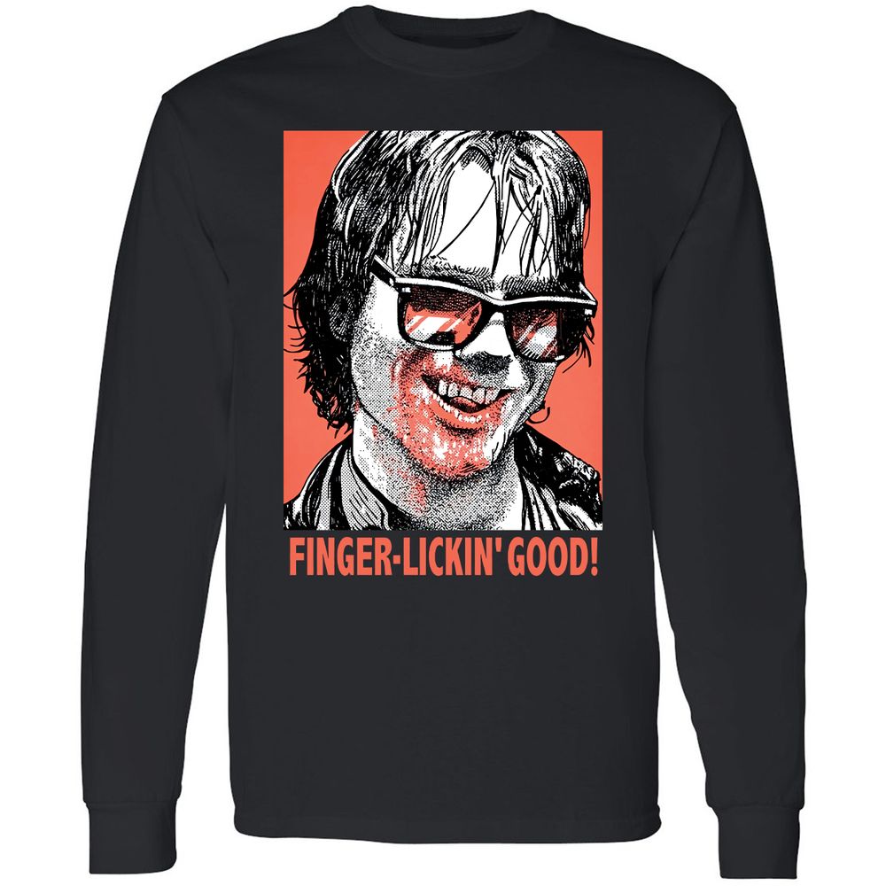 Long Sleeve T-Shirt - CTK86RB1 - Black - 1