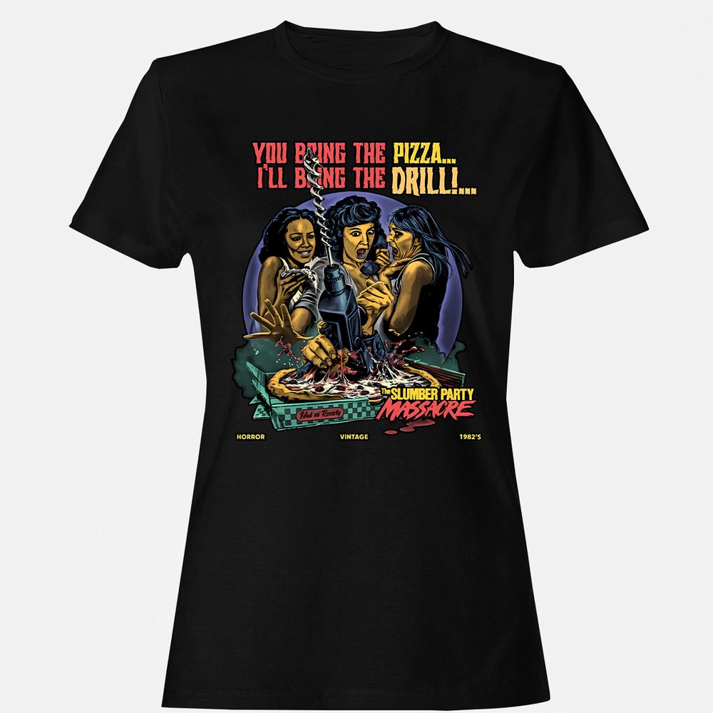 Women's T-Shirt - S9GWRXZB - Black - 1