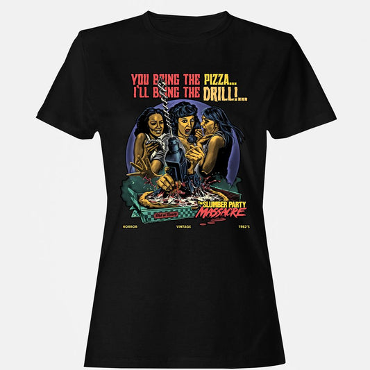 Women's T-Shirt - S9GWRXZB - Black - 1