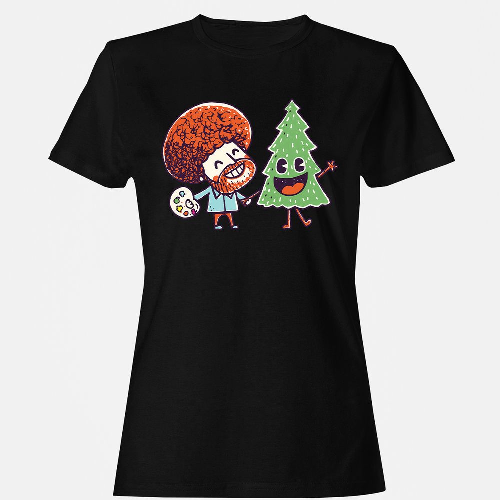 Women's T-Shirt - P9RUJPAU - Black - 1