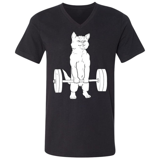 Unisex V-Neck T-Shirt - WE91CHCZ - Black - 1