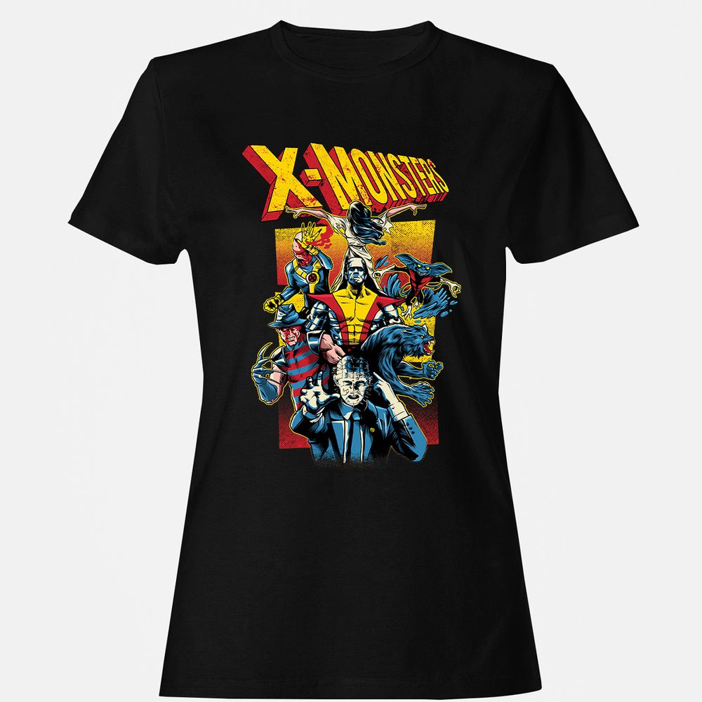 Women's T-Shirt - GK7VTGCM - Black - 1