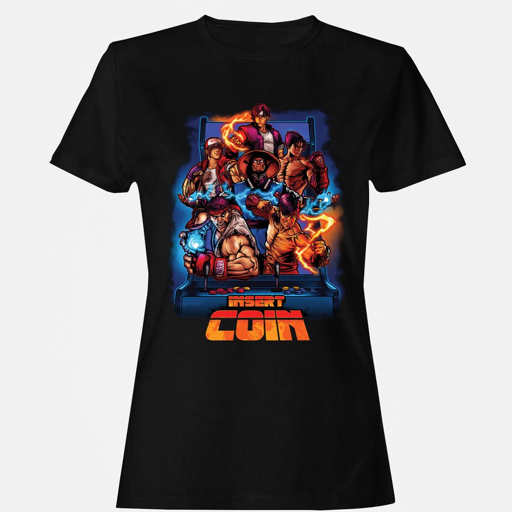 Women's T-Shirt - QB448NDV - Black - 1