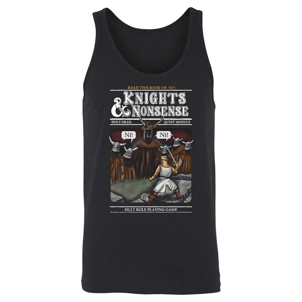 Unisex Jersey Tank - 8HRZCT6Y - Black - 1