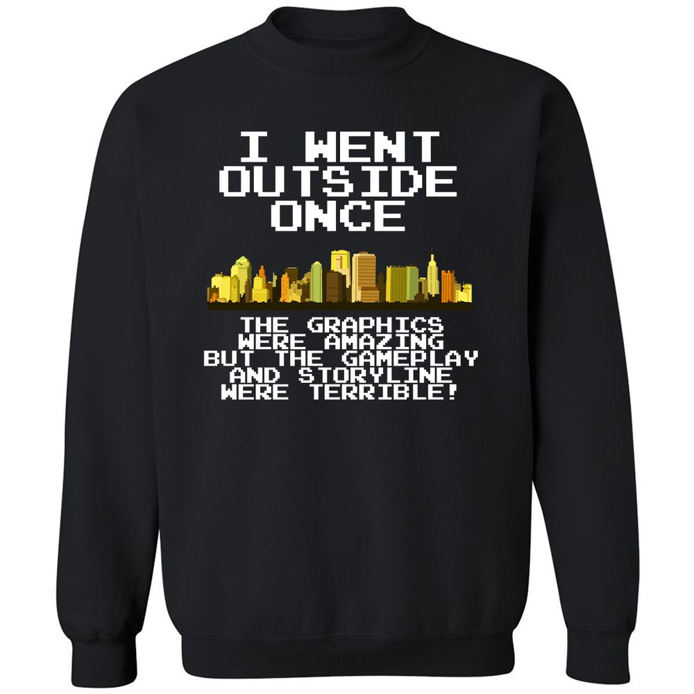 Classic Unisex Sweatshirt - QDWGMGUT - Black - 1