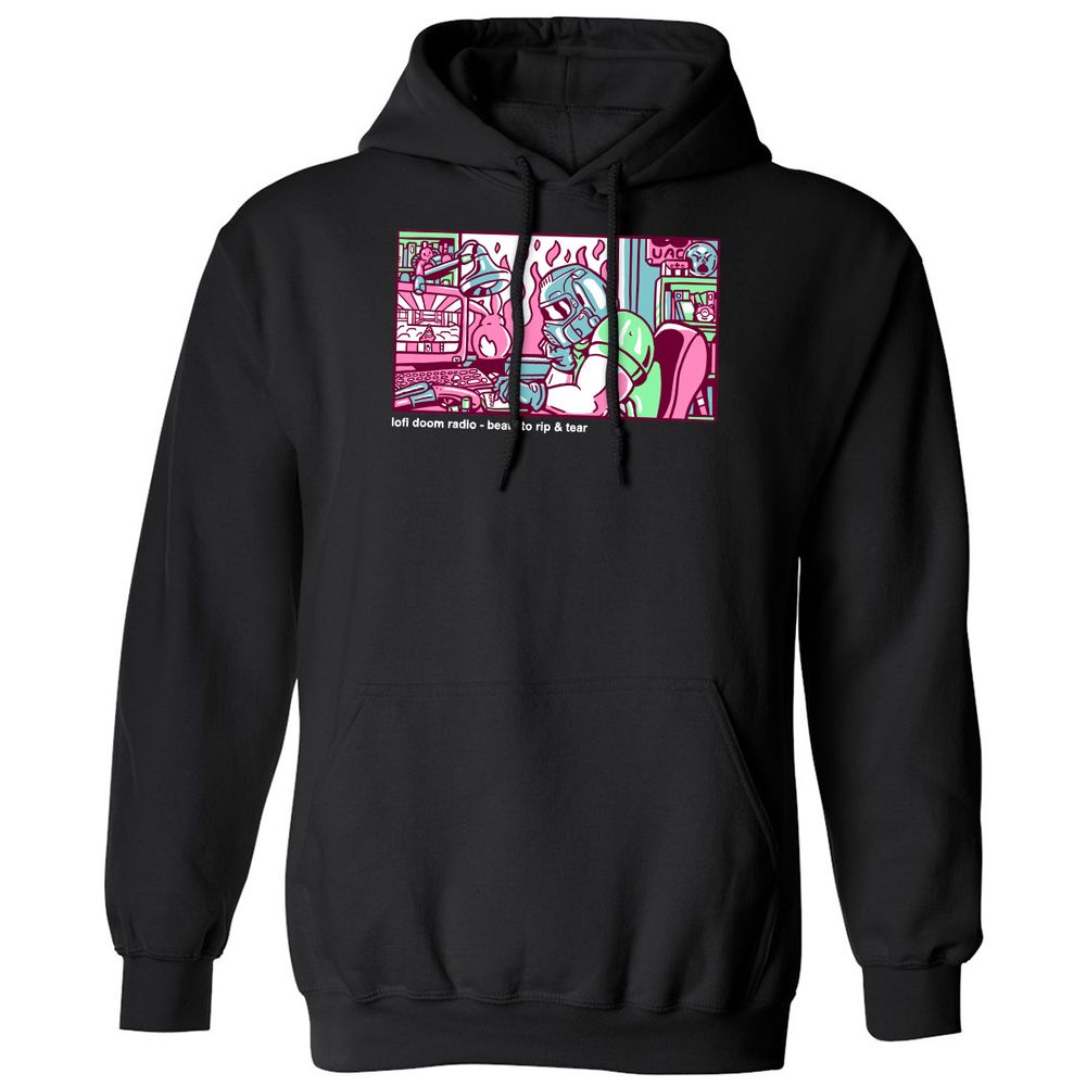 Classic Unisex Hoodie - E7NZ3N2S - Black - 1