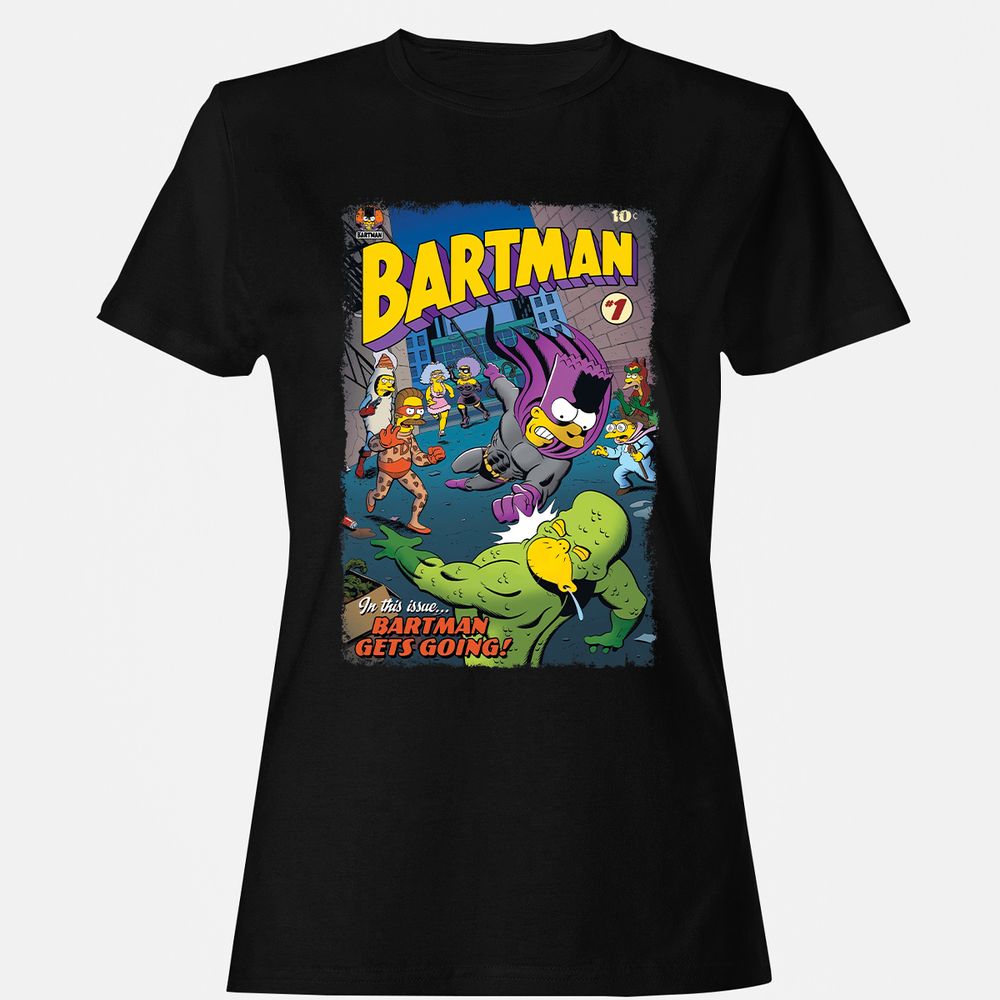 Women's T-Shirt - 2PSQFJ15 - Black - 1