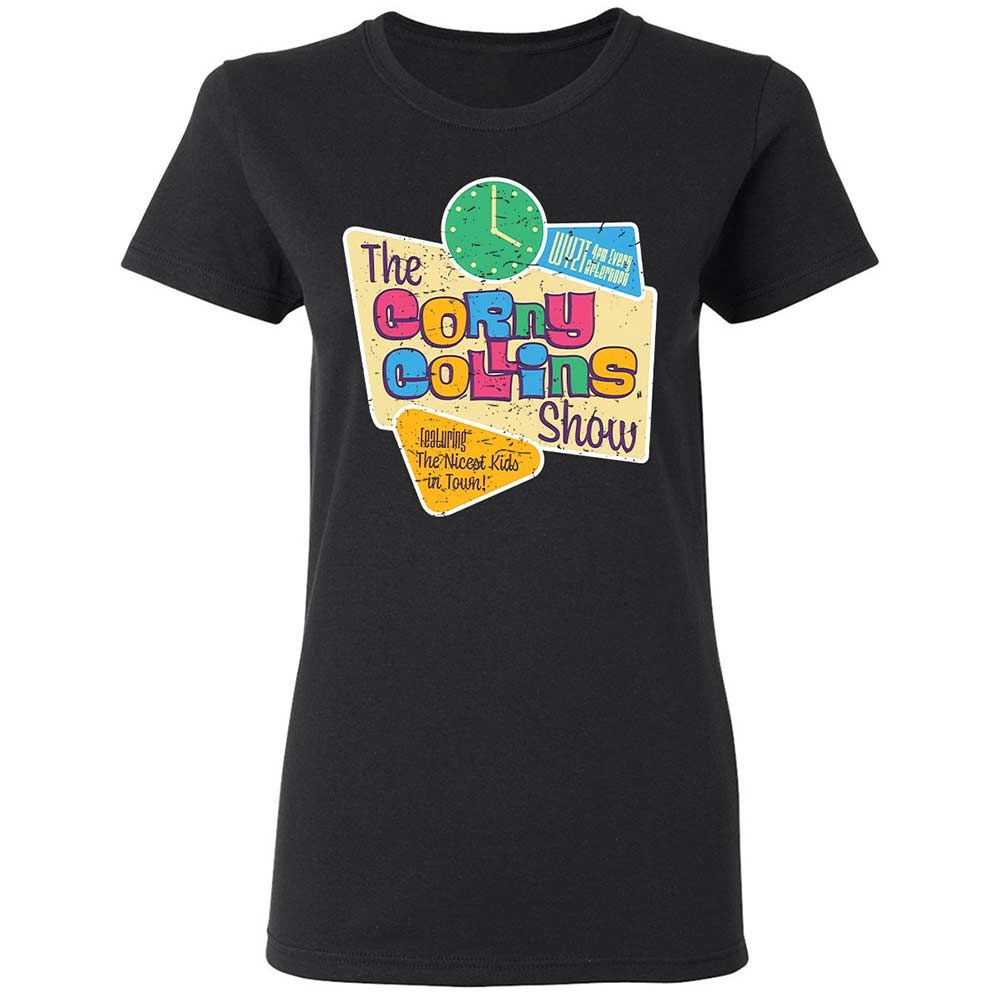 Women's T-Shirt - C8LQ35YA - Black - 1