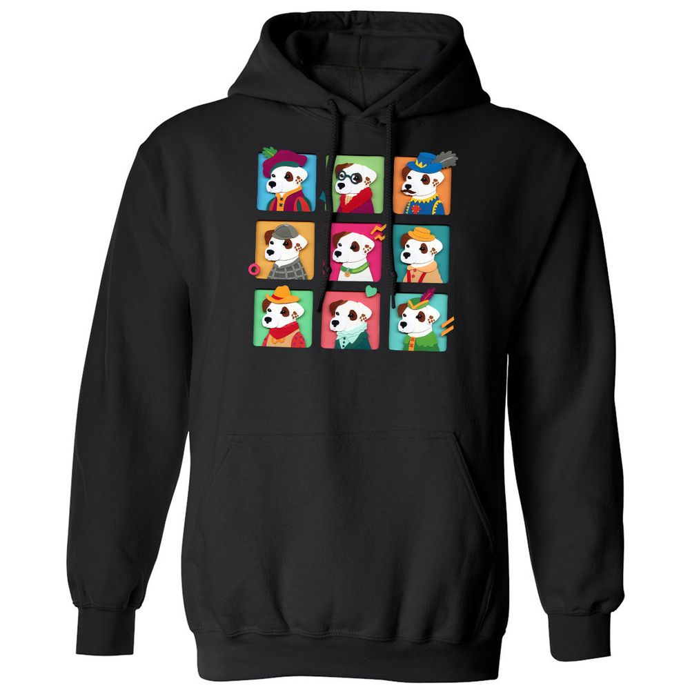 Classic Unisex Hoodie - UVN6VFM5 - Black - 1