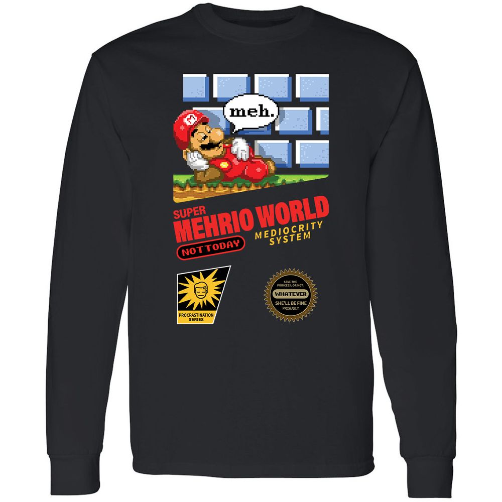 Long Sleeve T-Shirt - UQNTM1SY - Black - 1