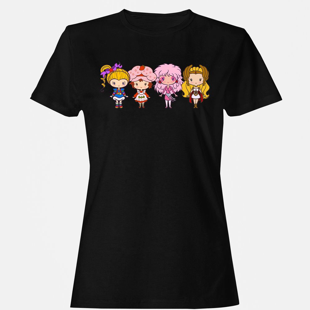 Women's T-Shirt - 5VUMCSZJ - Black - 1