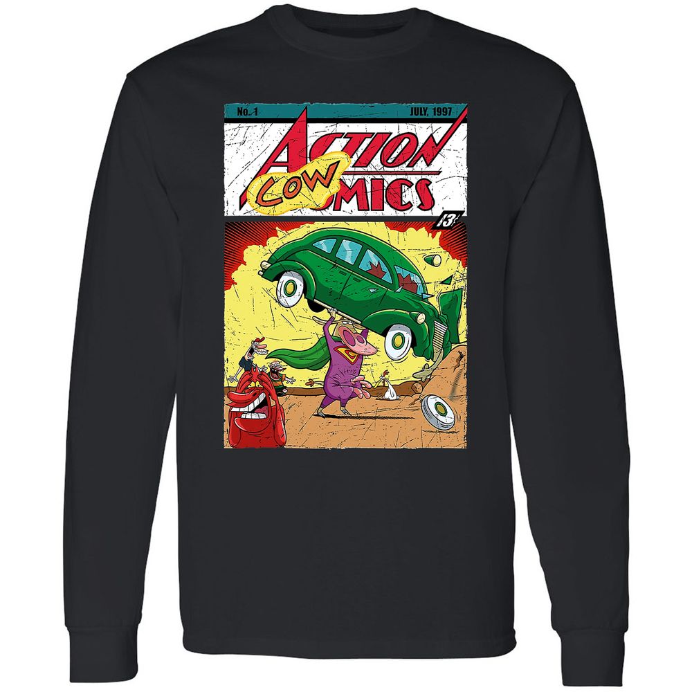 Long Sleeve T-Shirt - A2JAALBB - Black - 1