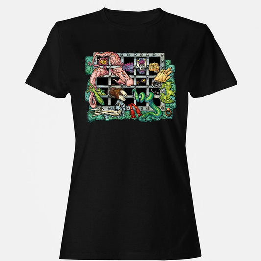 Women's T-Shirt - 59ZDEWYX - Black - 1