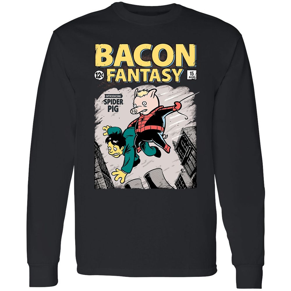 Long Sleeve T-Shirt - LLA2ME4K - Black - 1