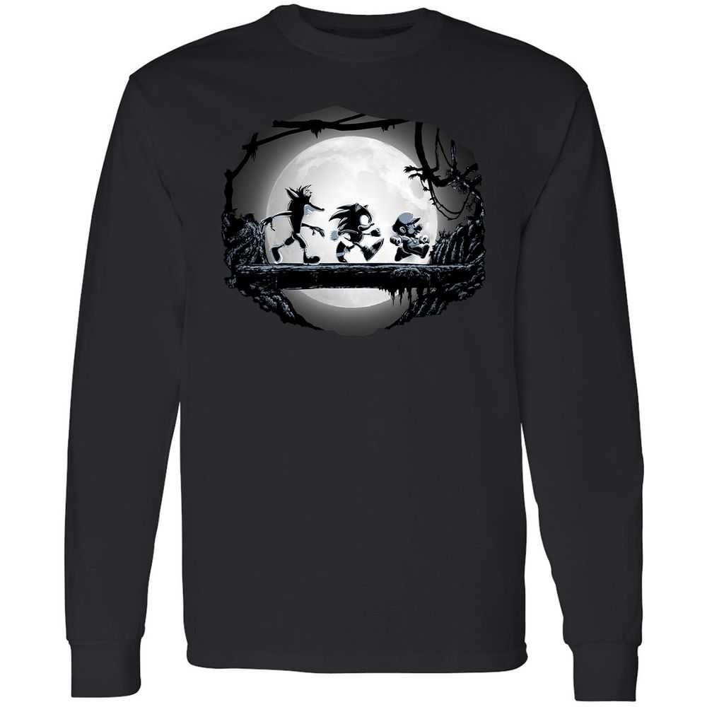 Long Sleeve T-Shirt - VYC94Z8R - Black - 1