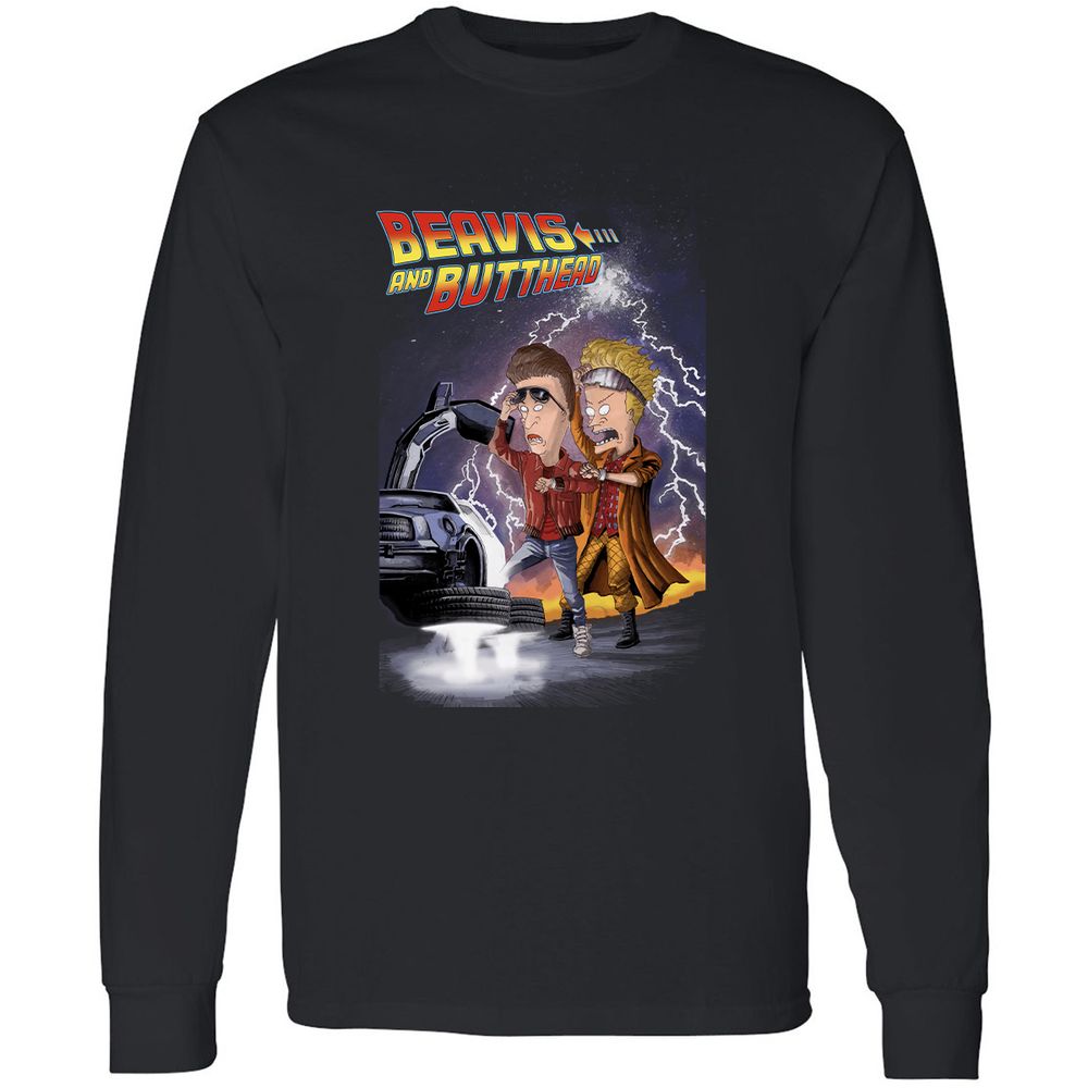 Long Sleeve T-Shirt - BJA8Y7GQ - Black - 1