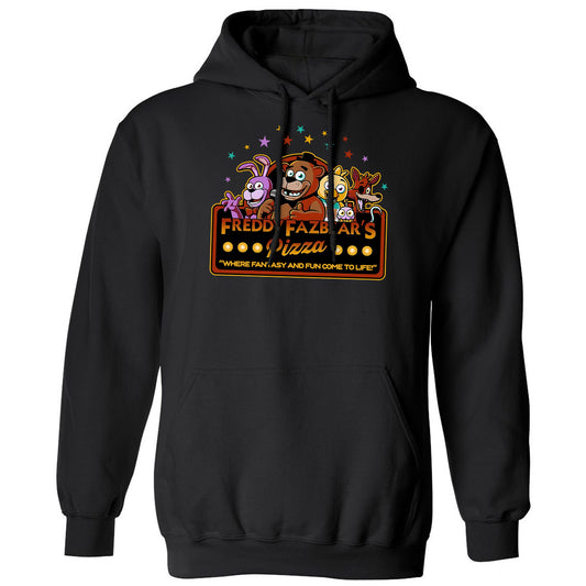 Classic Unisex Hoodie - FQNU66UT - Black - 1
