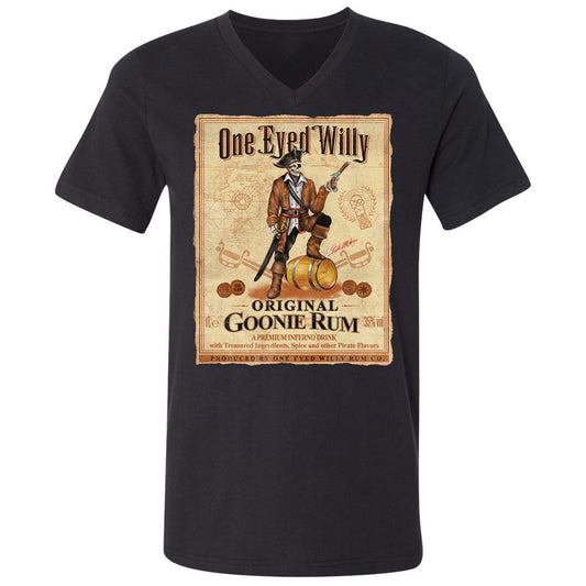 Unisex V-Neck T-Shirt - PL9BDCCB - Black - 1