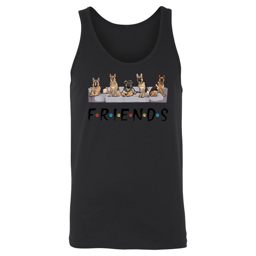 Unisex Jersey Tank - 5JPXH97S - Black - 1