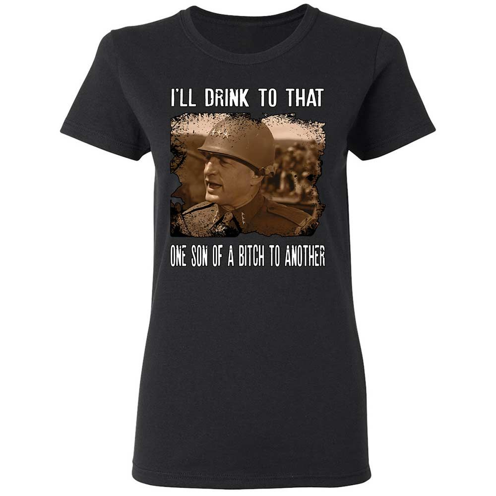 Women's T-Shirt - A4LZNYUJ - Black - 1