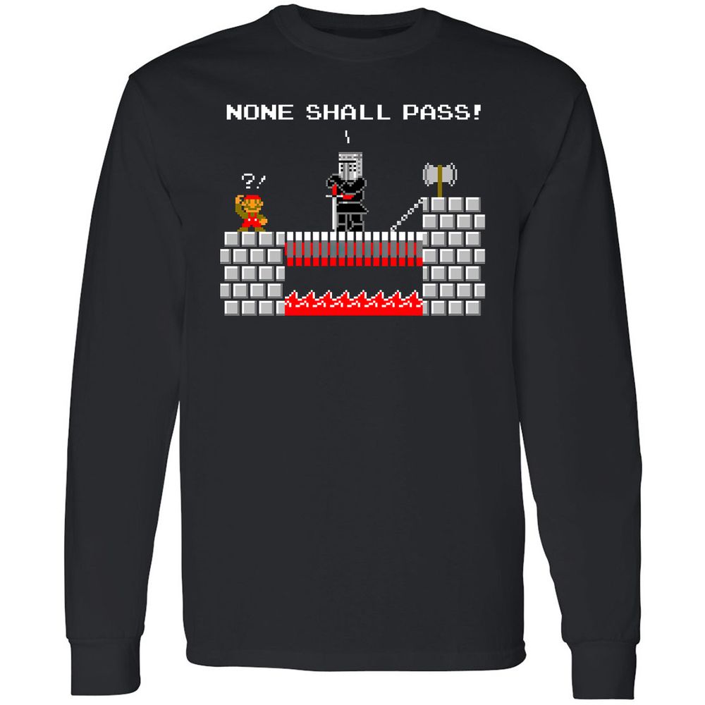 Long Sleeve T-Shirt - JZ63X5RR - Black - 1