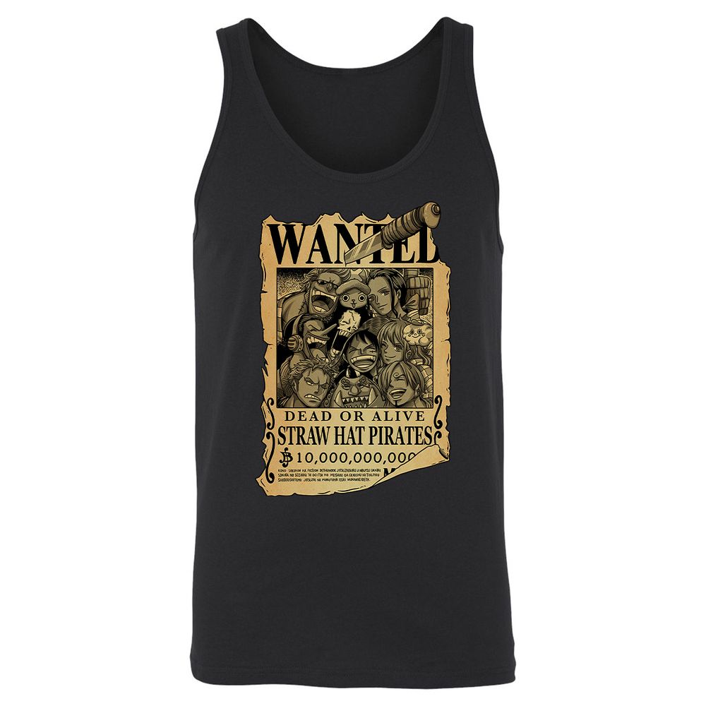 Unisex Jersey Tank - PDEWT3V8 - Black - 1
