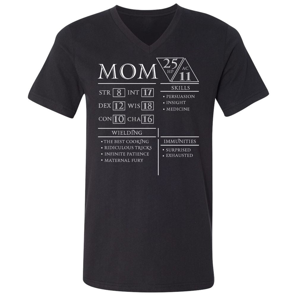 Unisex V-Neck T-Shirt - 5S7HEB3K - Black - 1