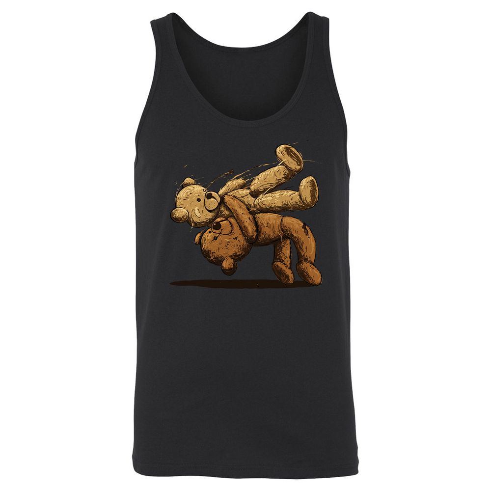 Unisex Jersey Tank - 6F5Q3T7R - Black - 1