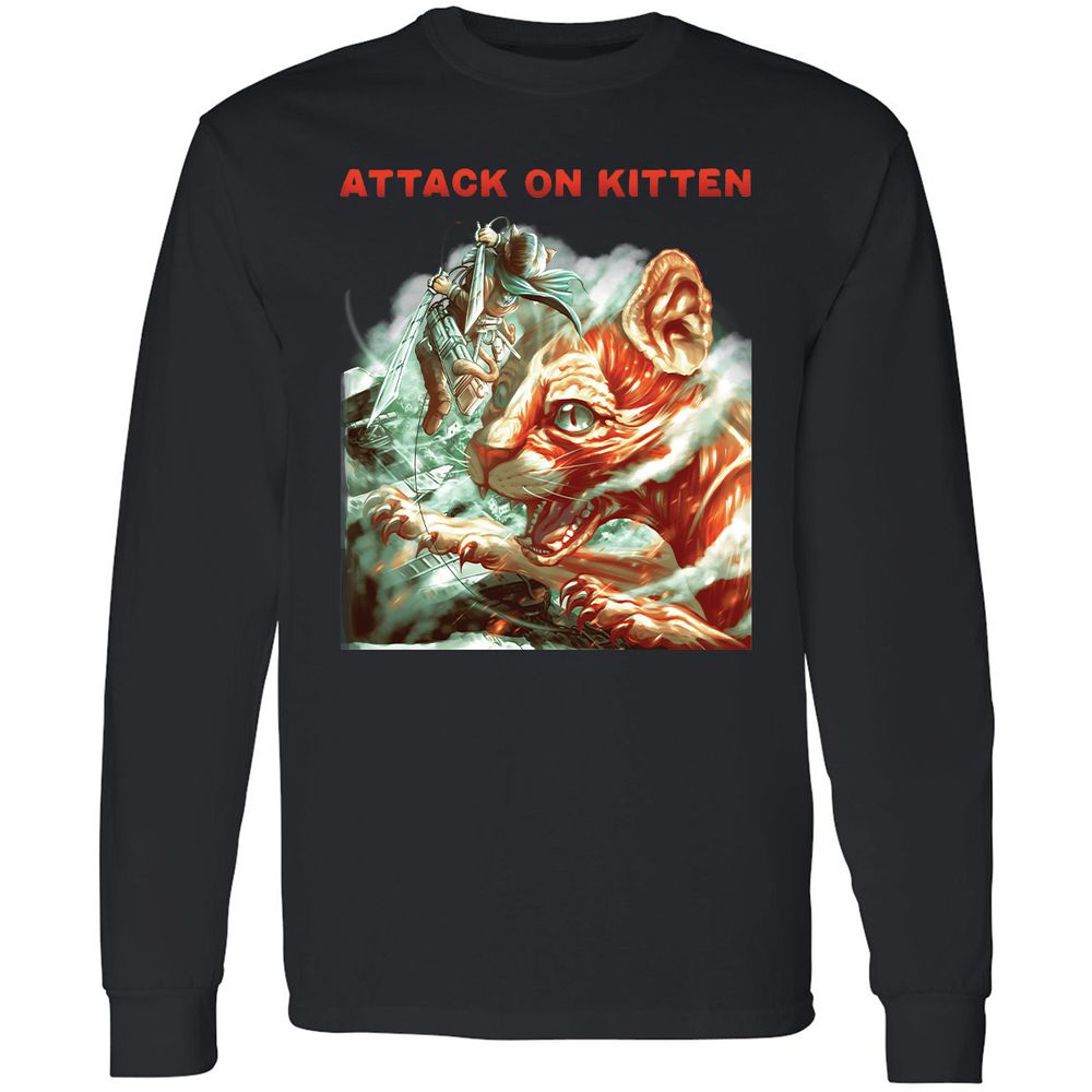 Long Sleeve T-Shirt - RUHAV6WC - Black - 1