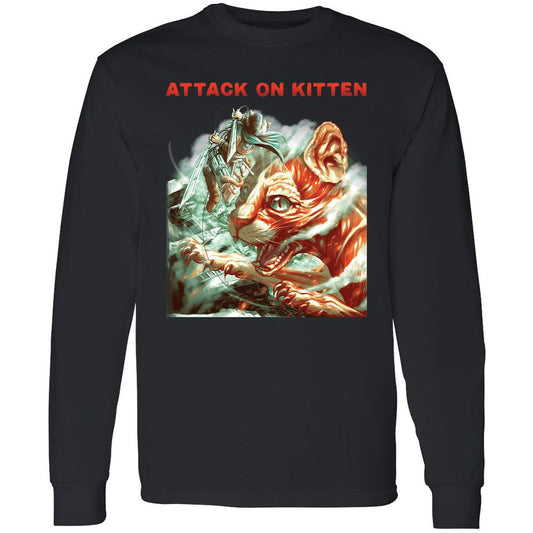 Long Sleeve T-Shirt - RUHAV6WC - Black - 1