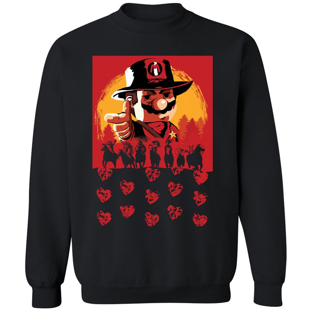 Classic Unisex Sweatshirt - TPXFXBNU - Black - 1