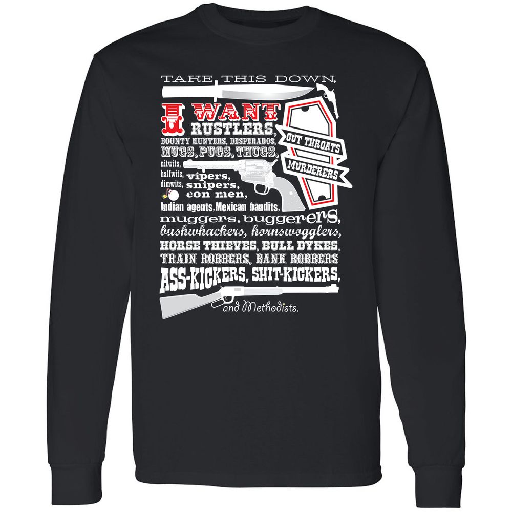 Long Sleeve T-Shirt - A19VDBN8 - Black - 1