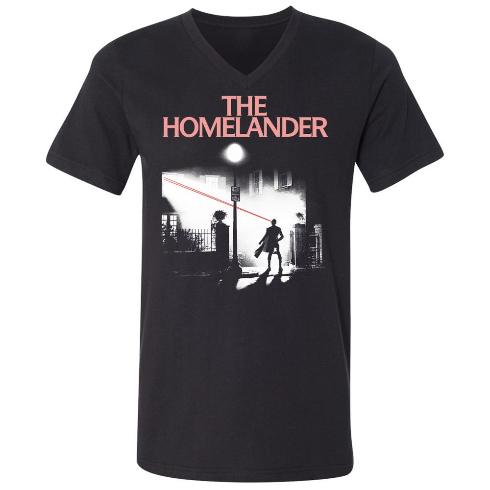 Unisex V-Neck T-Shirt - DDU3LFH3 - Black - 1