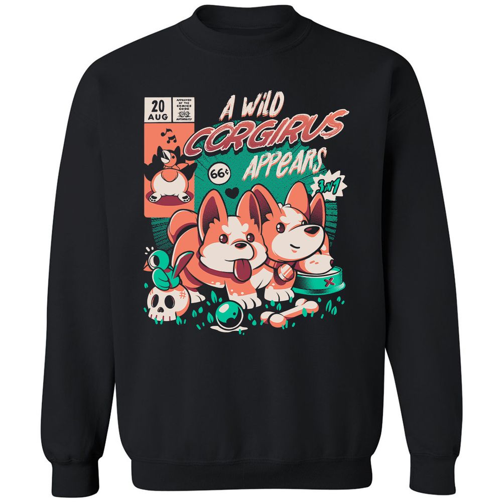Classic Unisex Sweatshirt - 1JPQ74W9 - Black - 1