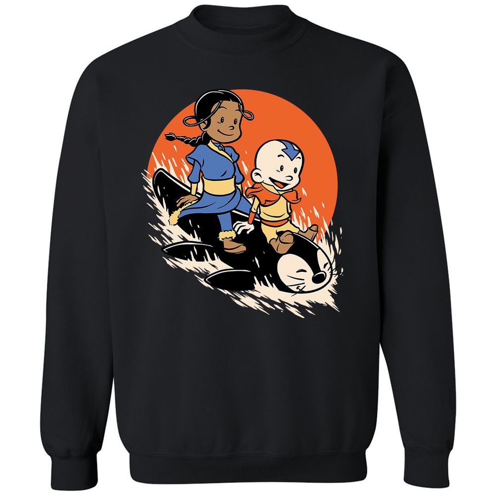 Classic Unisex Sweatshirt - P32EL6J3 - Black - 1