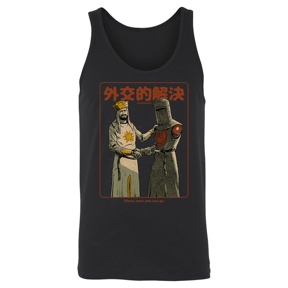 Unisex Jersey Tank - 65BQHTHV - Black - 1